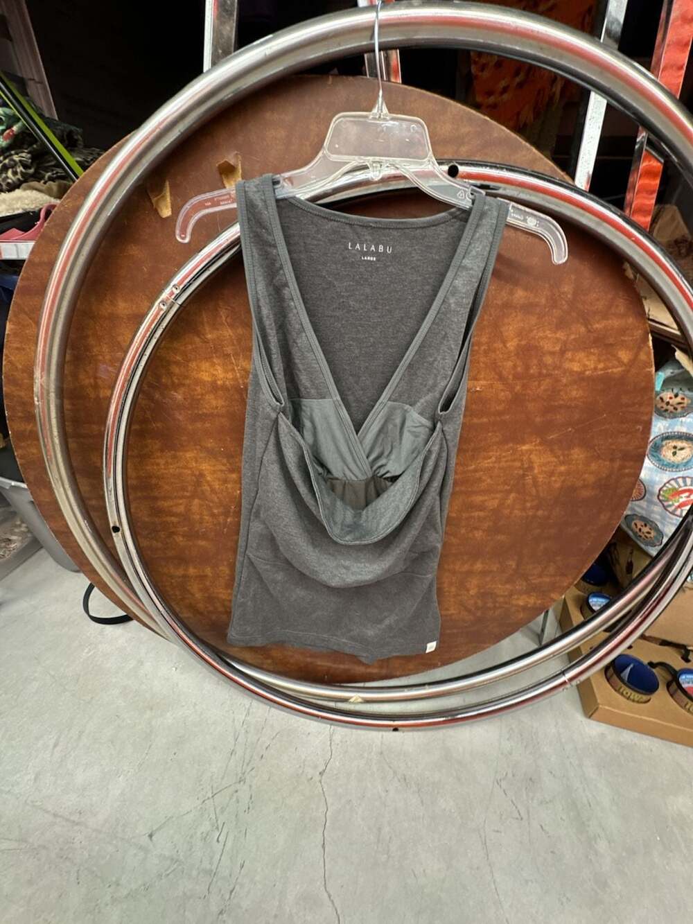 Lalabu Soothe Shirt Baby Wearing Tank Top Gray